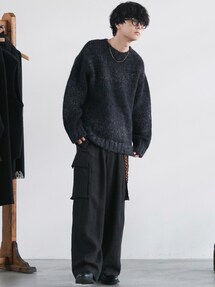 トップス LIDNM ROVING WOOL KASURI KNIT lidnm LIDNM（リドム）の「ROVING WOOL KASURI KNIT（ニット/セーター
