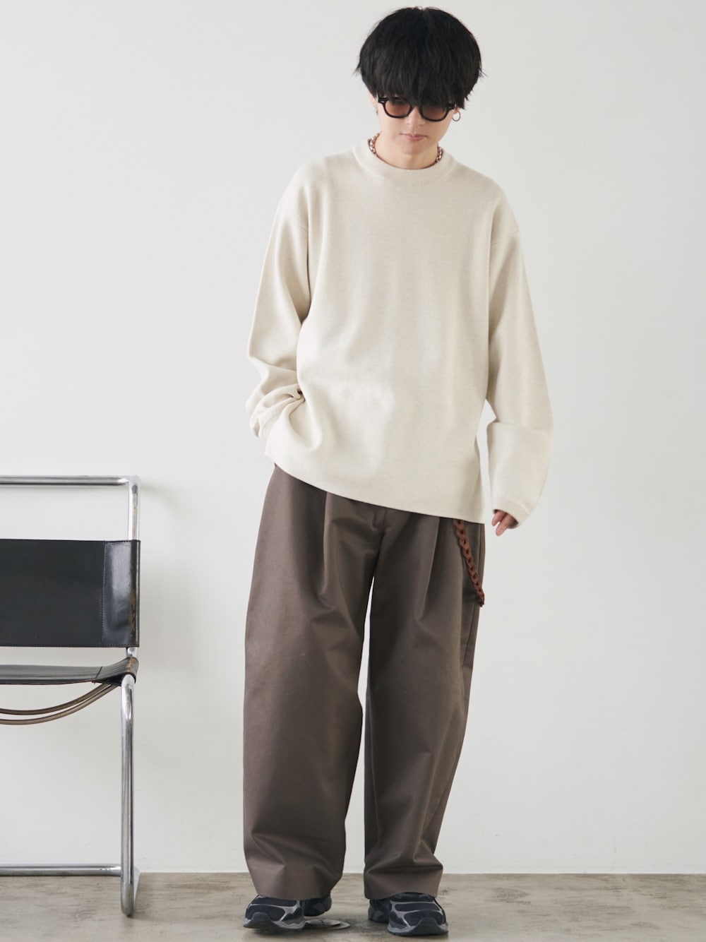 げんじ｜WYM LIDNMのニット/セーターを使ったコーディネート - WEAR