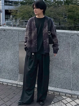 「アイテム（財布/小物）」を使った、げんじさん（メンズ・175cm）の冬コーディネート