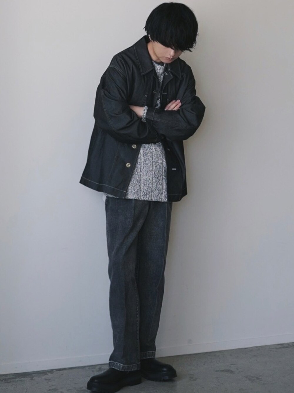 AURALEE オーラリー スラブニット げんじ着用 げんじ｜AURALEEのニット/セーターを使ったコーディネート - WEAR
