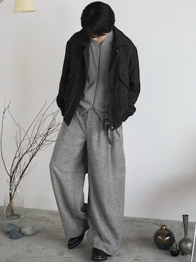 「アイテム（フレグランス）」を使った、げんじさん（メンズ・175cm）の冬コーディネート