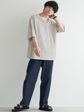 「夏のコーデ」｜「アイテム（その他）」を使った、げんじさん（メンズ・175cm）の春コーディネート