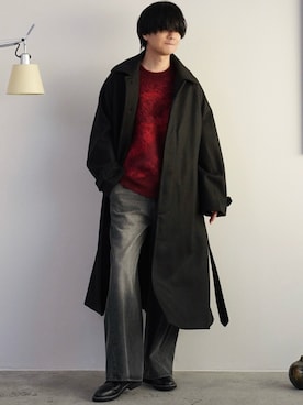 「アイテム（ジャケット/アウター）」を使った、げんじさん（メンズ・175cm）の冬コーディネート