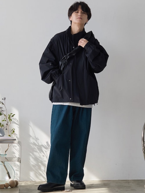 GRANCY たかと氏着用 ナイロンパンツ 黒 TAKATO｜GRANCYのパーカーを使ったコーディネート - WEAR