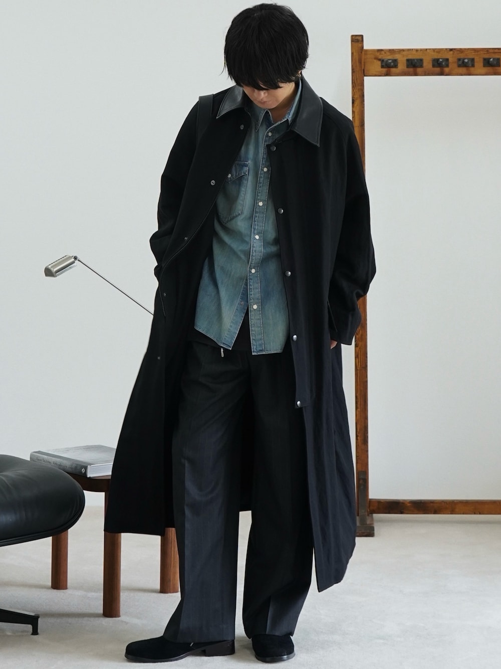 パンツ lidnm Wool Chalk Stripe Slacks M LIDNM Wool Chalk Stripe Slacks｜Yahoo!フリマ（旧PayPayフリマ）