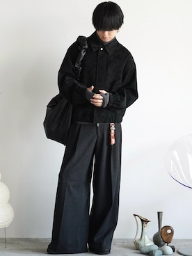 「アイテム（フレグランス）」を使った、げんじさん（メンズ・175cm）の秋コーディネート