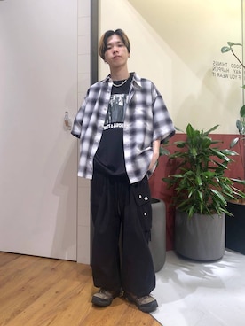 「アイテム（リング）」を使った、覇都さん（メンズ・162cm）の夏コーディネート