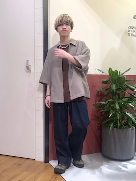 「RAGEBLUE（レイジブルー）のアイテム」を使った、覇都さん（メンズ・162cm）の夏コーディネート