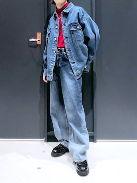 「RUUBON（ルーボン）のアイテム」を使った、覇都さん（メンズ・162cm）の冬コーディネート