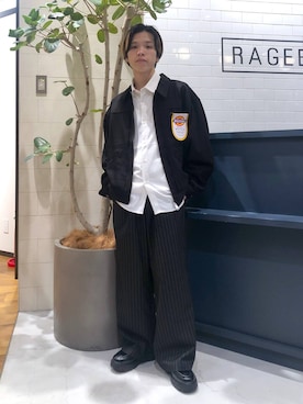 「RAGEBLUE」｜「アイテム（ジャケット/アウター）」を使った、覇都さん（メンズ・162cm）の冬コーディネート