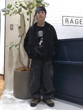 「アイテム（リング）」を使った、覇都さん（メンズ・162cm・20代）の秋コーディネート