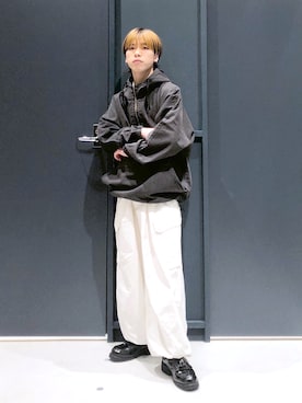 「RUUBON（ルーボン）のアイテム」を使った、覇都さん（メンズ・162cm）の冬コーディネート