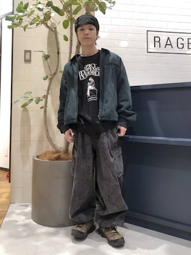 「RAGEBLUE」｜「アイテム（ジャケット/アウター）」を使った、覇都さん（メンズ・162cm）の冬コーディネート
