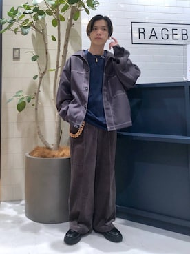 「アイテム（リング）」を使った、覇都さん（メンズ・162cm・20代）の秋コーディネート