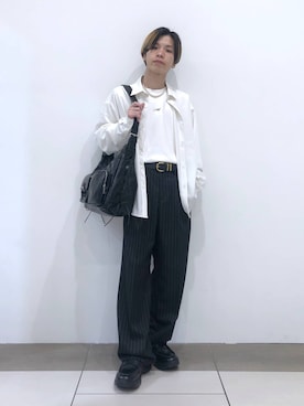 「アイテム（ソックス/靴下）」を使った、覇都さん（メンズ・162cm）の秋コーディネート