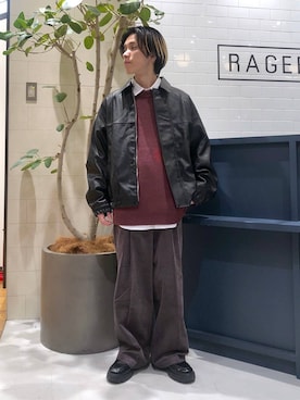 「アイテム（リング）」を使った、覇都さん（メンズ・162cm・20代）の秋コーディネート