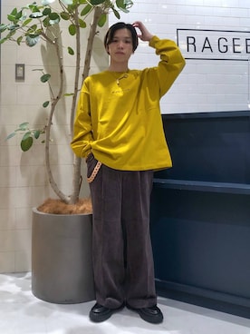 「アイテム（ウォレットチェーン）」を使った、覇都さん（メンズ・162cm）の秋コーディネート