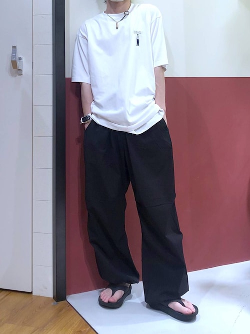 ONE POINT BIG SILHOUETTE T-SHIRTS/ワンポイント刺繍/天竺コットン/ビッグシルエットTシャツ