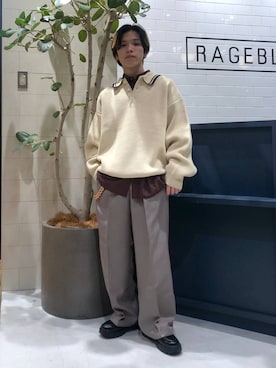 「RAGEBLUE」｜「アイテム（財布/小物）」を使った、覇都さん（メンズ・162cm）の冬コーディネート