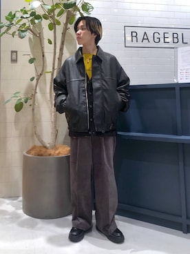 「アイテム（レッグウェア）」を使った、覇都さん（メンズ・162cm・20代）の秋コーディネート