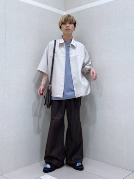 「アイテム（ソックス/靴下）」を使った、覇都さん（メンズ・162cm・20代）の夏コーディネート