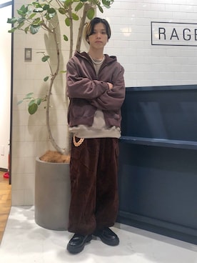 「アイテム（レッグウェア）」を使った、覇都さん（メンズ・162cm・20代）の秋コーディネート