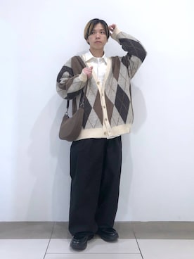 「アイテム（レッグウェア）」を使った、覇都さん（メンズ・162cm）の秋コーディネート