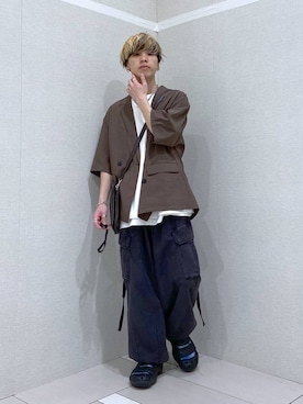 「アイテム（ソックス/靴下）」を使った、覇都さん（メンズ・162cm）の夏コーディネート