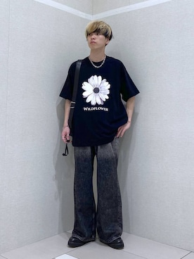 「アイテム（タンクトップ）」を使った、覇都さん（メンズ・162cm）の夏コーディネート