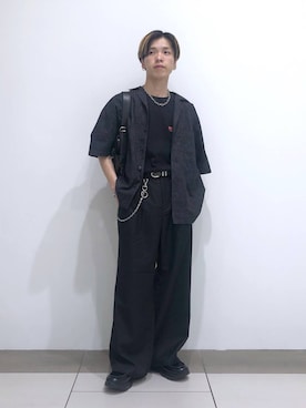 「アイテム（リング）」を使った、覇都さん（メンズ・162cm・20代）の夏コーディネート