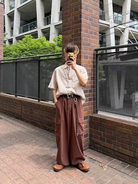 「アイテム（キーホルダー、ゴールド系）」を使った、覇都さん（メンズ・162cm）の夏コーディネート