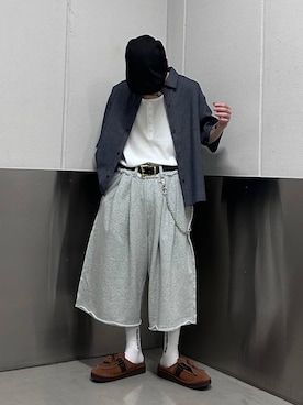 「RAGEBLUE（レイジブルー）のアイテム」を使った、覇都さん（メンズ・162cm）の夏コーディネート