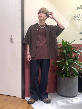 「アイテム（レッグウェア）」を使った、覇都さん（メンズ・162cm）の夏コーディネート