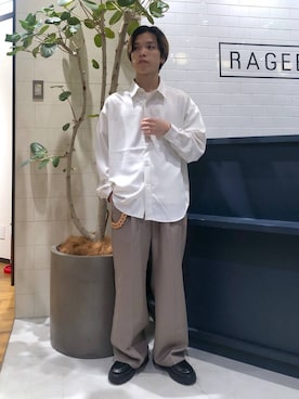 「アイテム（レッグウェア）」を使った、覇都さん（メンズ・162cm・20代）の秋コーディネート