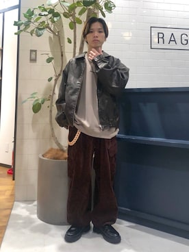 「RAGEBLUE（レイジブルー）のアイテム（財布/小物）」を使った、覇都さん（メンズ・162cm）の秋コーディネート