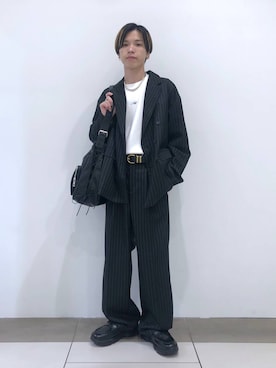 「アイテム（レッグウェア）」を使った、覇都さん（メンズ・162cm・20代）の秋コーディネート