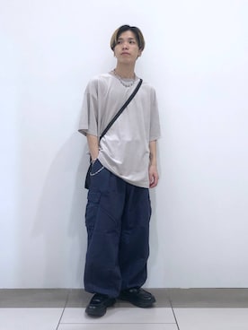 「アイテム（ウォレットチェーン）」を使った、覇都さん（メンズ・162cm・20代）の秋コーディネート
