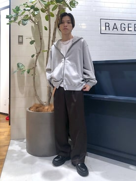 「アイテム（ウォレットチェーン）」を使った、覇都さん（メンズ・162cm）の秋コーディネート