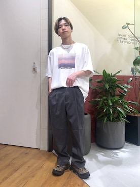 「RAGEBLUE（レイジブルー）のアイテム」を使った、覇都さん（メンズ・162cm）の夏コーディネート
