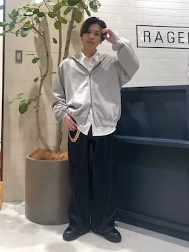 「アイテム（リング）」を使った、覇都さん（メンズ・162cm・20代）の秋コーディネート
