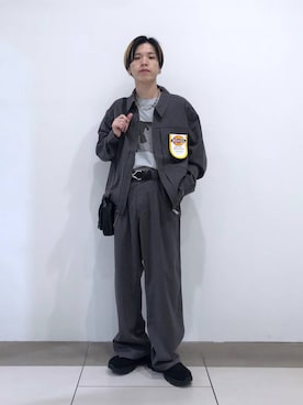 「アイテム（財布/小物）」を使った、覇都さん（メンズ・162cm）の秋コーディネート