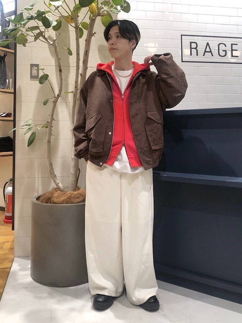 セール】Damascene Jacquard Jacket/ダマスク柄ジャガードブルゾン