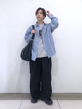 「アイテム（パンツ）」を使った、覇都さん（メンズ・162cm・20代）の秋コーディネート