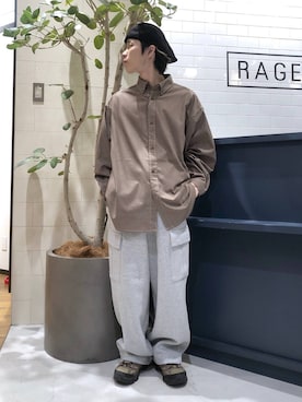 「RAGEBLUE（レイジブルー）のアイテム（アクセサリー）」を使った、覇都さん（メンズ・162cm）の冬コーディネート