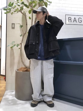「RAGEBLUE（レイジブルー）のアイテム（パンツ）」を使った、覇都さん（メンズ・162cm）の秋コーディネート