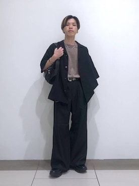 「アイテム（アクセサリー）」を使った、覇都さん（メンズ・162cm・20代）の秋コーディネート