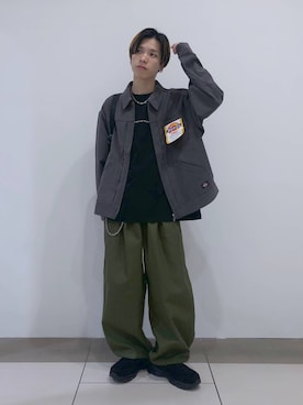 「アイテム（ウォレットチェーン）」を使った、覇都さん（メンズ・162cm）の夏コーディネート