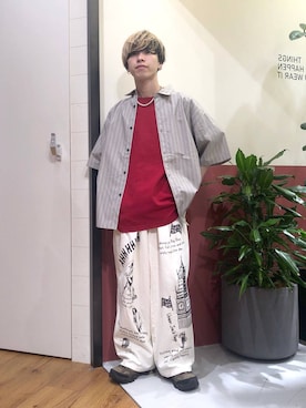 「アイテム（リング）」を使った、覇都さん（メンズ・162cm）の夏コーディネート