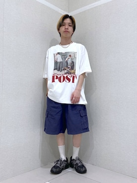 「アイテム（タンクトップ）」を使った、覇都さん（メンズ・162cm）の夏コーディネート