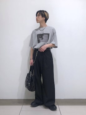 「アイテム（ネックレス）」を使った、覇都さん（メンズ・162cm）の夏コーディネート